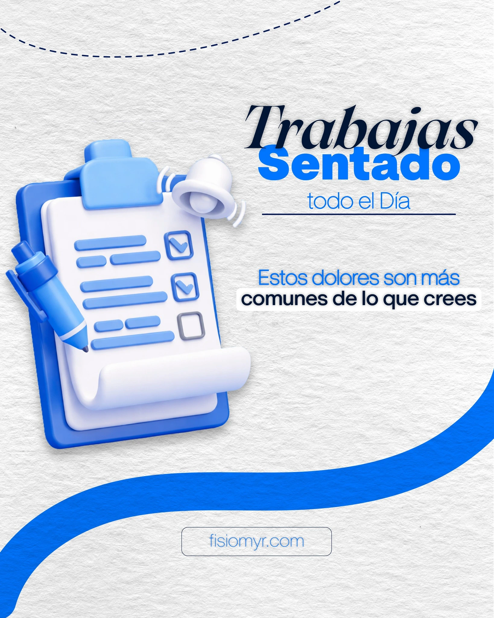 Trabajas sentado todo el dia, estos son los dolores mas comúnes